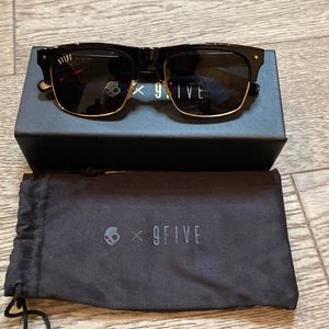 9Five X Skullcandy AU Gold Dope Limited Edition Sunglasses